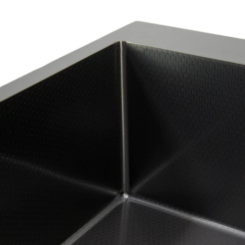PVD Black Honeycomb Single Bowl Sink best