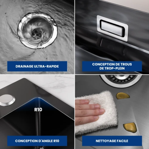 Top Mount PVD Coating Sink 1 Bowl best